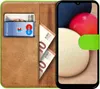 A phone case with cards and money inside, displayed open. Produktbild-Vorschau