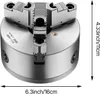 VEVOR 3čelisťové soustružnické sklíčidlo, φ160 mm, Náhled obrázku produktu 8