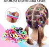 200 Stück Mini Haargummis Mädchen Bunt 2,5 cm Durchmesser - Produktbild-Vorschau 4