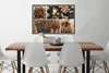 MuchoWow® Gerahmtes Poster Scottish Highlander - Blumen - Produktbild-Vorschau 2