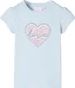 Kinder-T-Shirt Hellblau 128 10492 Produktbild-Vorschau 1