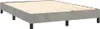 vidaXL Boxspringbett mit Matratze & LED Hellgrau 140x200 cm Produktbild-Vorschau 4