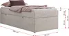 MKS MEBLE Boxspringbett 90x200 ZERO mit Bettkasten und Produktbild-Vorschau 8