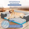 ELONEO Orthopedisch hondenbed, maat L - Grijs Productafbeelding-voorbeeld 2