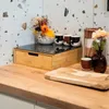 Capsula per caffè, scatola con cassetto e tagliere, bambù, Anteprima dell’immagine prodotto 12