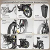 E-Klapprad 20 Zoll Rostbeständigkeit Aluminiumlegierung 36 Produktbild-Vorschau 9