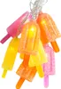 A string of popsicle-shaped LED lights. Produktbild-Vorschau