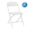 A white folding chair is shown against a white background. Anteprima dell’immagine prodotto