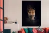 MuchoWow® Poster Trinkender Jaguar 120x160 cm - Wandbilder Produktbild-Vorschau 2