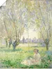 ARTland Poster Sitzende Frau unter Weiden. 1880 Größe: Produktbild-Vorschau 1