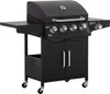 Gasgrill BBQ mit 3 Brennern je 3 kw mobiler Grillwagen mit Produktbild-Vorschau 1