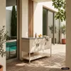 sweeek - Outdoor-Küche aus Stahl mit 3 Türen, 1 Regalboden Produktbild-Vorschau 4