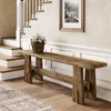Banco in legno massello lungo 150 cm, ideale come banco Anteprima dell’immagine prodotto 2