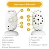 Babyphone BOIFUN avec caméra 2 pouces, fonction VOX, Voir les images du produit 10