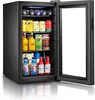 A mini refrigerator filled with various beverages. Produktbild-Vorschau