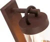 Close-up of a rustic outdoor wall light fixture. Náhled obrázku produktu
