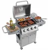 Grill gazowy ogrodowy 14,5kW BERGMANN NL004 5 palników stal Podgląd zdjęcia produktu 7
