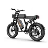 A black electric bicycle is shown against a white background. Náhled obrázku produktu