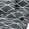 vidaXL Ložní souprava Grey 200x200 cm Bavlna Náhled obrázku produktu 4