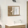 vidaXL Badspiegel mit Ablagen Artisan-Eiche 60x10,5x45 cm Produktbild-Vorschau 2