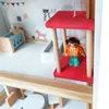 4iQ Große Holzpuppenhaus ULA 39,3x13,5x41,5 cm mit Zubehör Produktbild-Vorschau 11