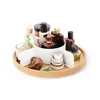 BELLWOOD Lazy Susan geteilt, weiß/natur Produktbild-Vorschau 13