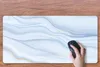 MuchoWow® Schreibtischunterlage Marmor - Welle - Blau - Produktbild-Vorschau 3