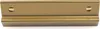 A close-up, straight-on view of a bronze-colored door handle on a white background. Produktbild-Vorschau