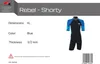 F2 Herren Neopren Anzug Rebel - Shorty 3/2 mm   XL Blau Produktbild-Vorschau 2