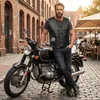 Motorrad lederkutte Lederweste Bikerweste Motorradweste Produktbild-Vorschau 9