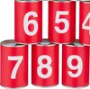 Relaxdays Dosenwerfen für Kinder, Büchsenwerfen Garten, 10 Produktbild-Vorschau 6