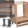 Küchenzeile Vicco Fame-Line Anthrazit Landhaus/Goldkraft Produktbild-Vorschau 5