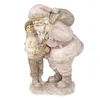 Clayre & Eef Figur Weihnachtsmann 13x11x18 cm Rosa Produktbild-Vorschau 1