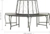 vidaXL Panchina a forma di albero semicircolare 160 cm in Anteprima dell’immagine prodotto 6