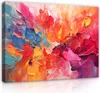 Leinwandbilder Abstrakt Kunst bunt 100x70 cm groß Modern Produktbild-Vorschau 1