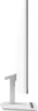 Side view of a white computer monitor on a stand against a white background. Voir les images du produit