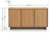 Kommode SUNA 147 Sideboard Karamell Eiche 3 Türen Produktbild-Vorschau 3