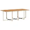 vidaXL 13-tlg. Garten-Essgruppe mit Kissen Beige Poly Produktbild-Vorschau 5