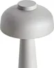 BELIANI Stolní LED lampa šedá železná se stínidlem Náhled obrázku produktu 5