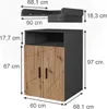 Fasciatoio Vicco Irma Antracite/Rovere dorato 60 x 97 cm Anteprima dell’immagine prodotto 2