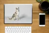 MuchoWow® Laptop Aufkleber Sticker Cover Husky vor weißem Produktbild-Vorschau 2