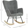 Fauteuil à bascule HOMCOM, fauteuil à bascule aspect Voir les images du produit 3