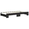 vidaXL Tagesbett Ausziehbar mit Matratzen Schwarz 90x190 cm Produktbild-Vorschau 5