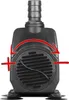 A black water pump with red arrows indicating flow direction and plus/minus symbols. Podgląd zdjęcia produktu