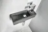 Sapho BLOK Stein-Waschtisch 38x14cm, Wasserhahn rechts, Produktbild-Vorschau 4
