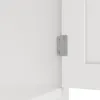 Buffet de cuisine XL (120 x 188 cm) blanc, armoire haute au Voir les images du produit 3