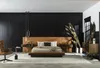 Letto colore marrone in ecopelle Stile moderno Camera da Anteprima dell’immagine prodotto 5