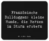 Mr. & Mrs. Panda Mauspad Spruch Französische Bulldogge - Produktbild-Vorschau 1