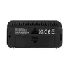 The back of a black electronic device with text and regulatory symbols. Anteprima dell’immagine prodotto