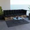 POKAR Coussin pour palette avec belle surpiqûre Garniture Voir les images du produit 3
